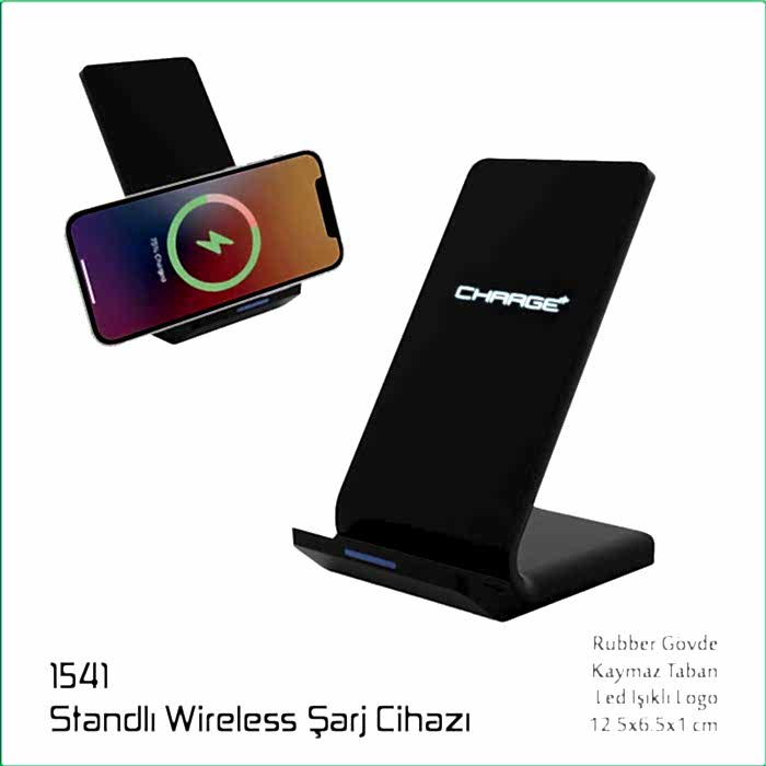 1541 Standlı Wireless Şarj Cihazı
