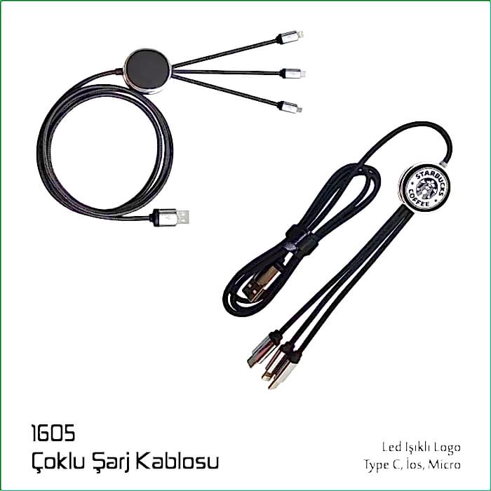 1605 Çoklu Şarj Kablosu