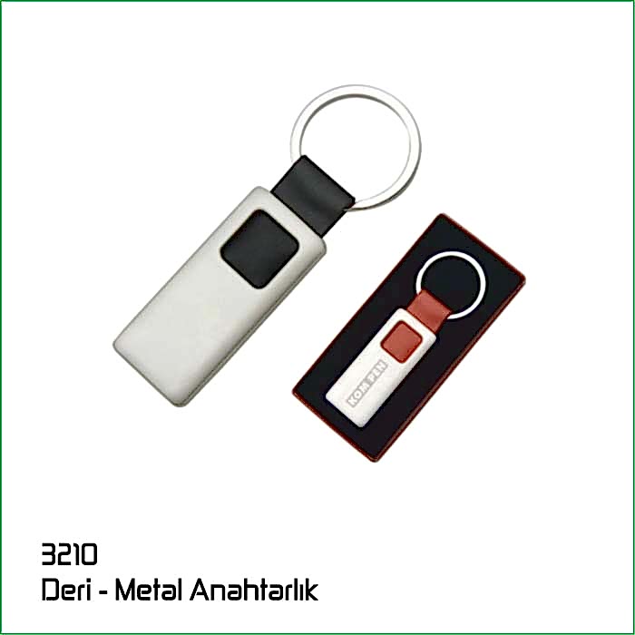 3210 Deri – Metal Anahtarlık