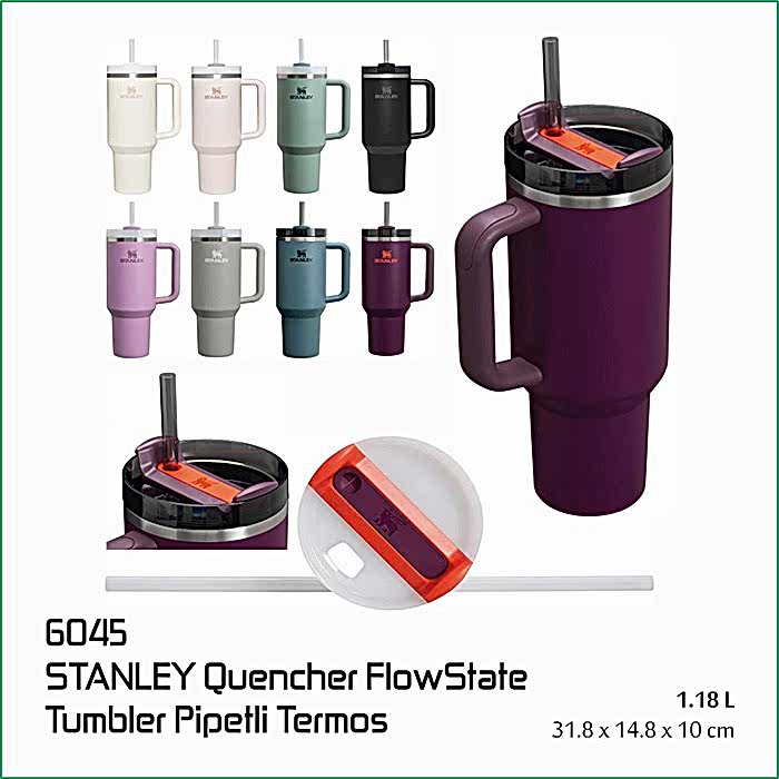 6045 Stanley Quencher FlowState Tumbler Pipetli Termos