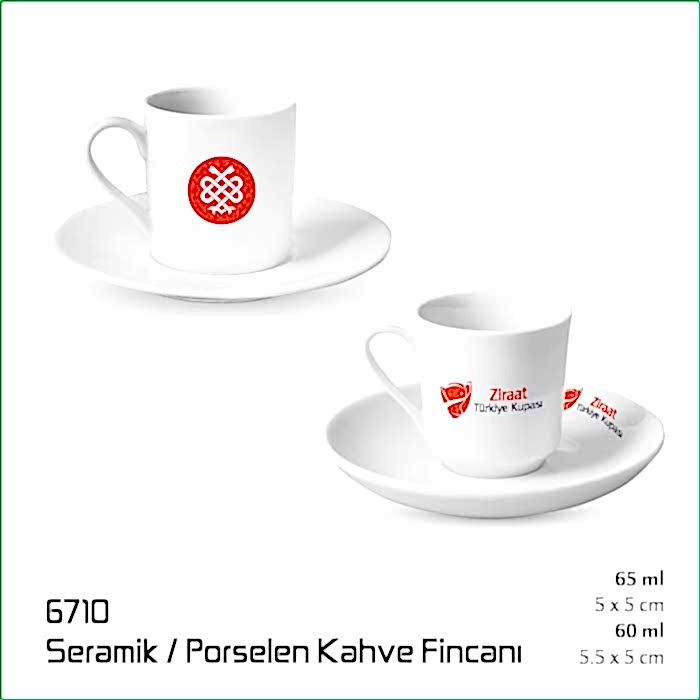 6710 Seramik / Porselen Kahve Fincanı