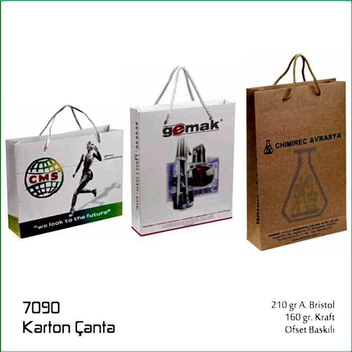 7090 Karton Çanta