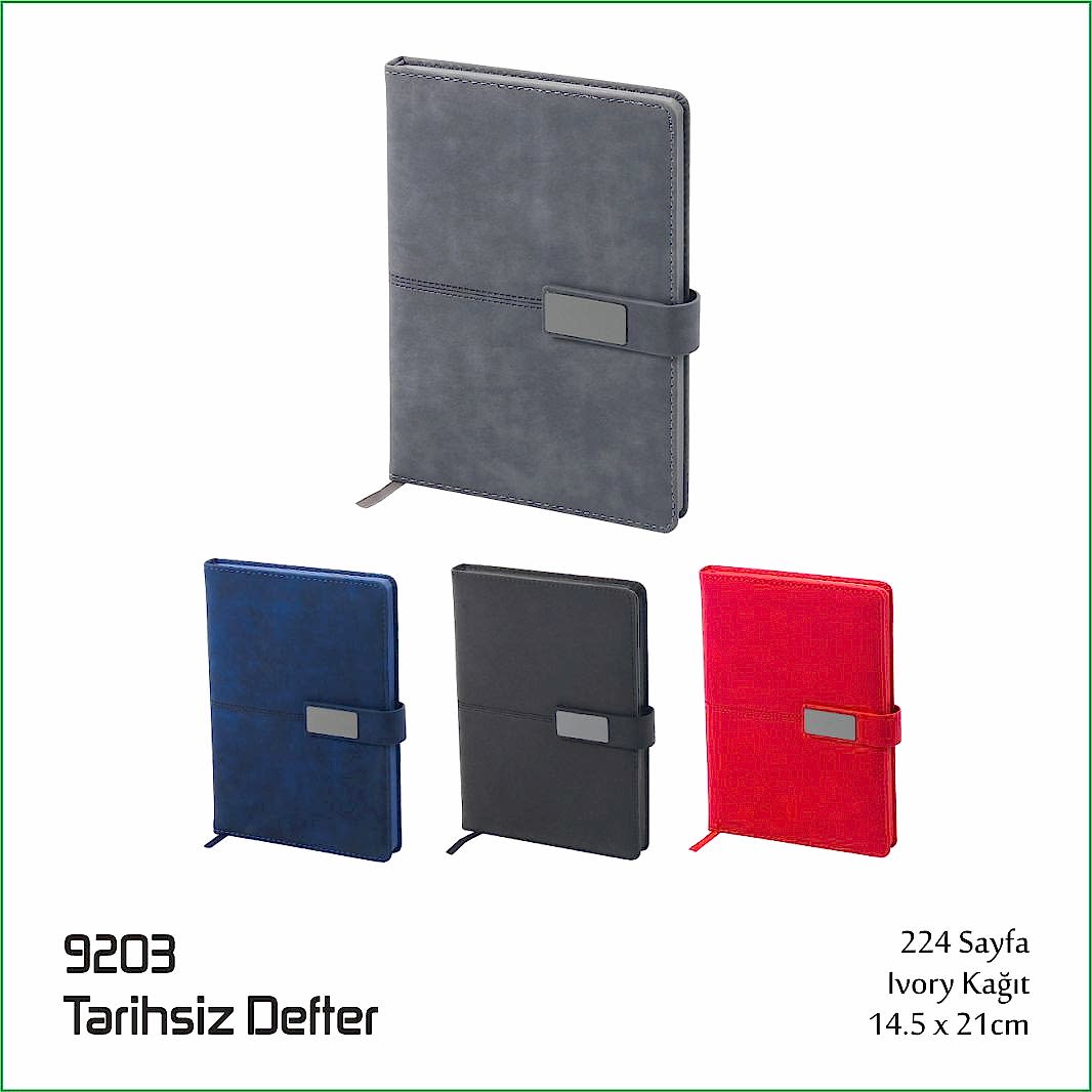 9203 Tarihsiz Defter