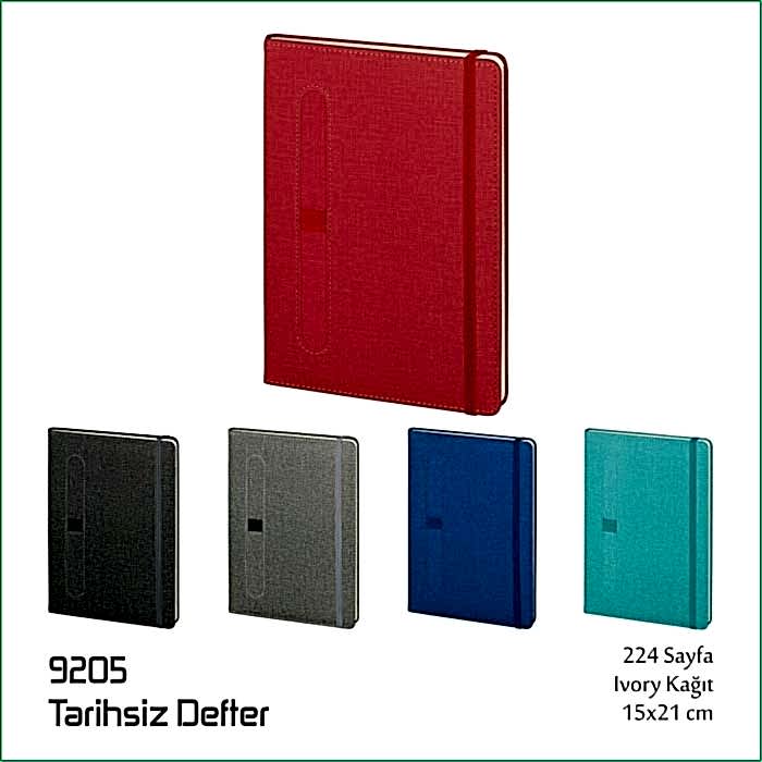 9205 Tarihsiz Defter