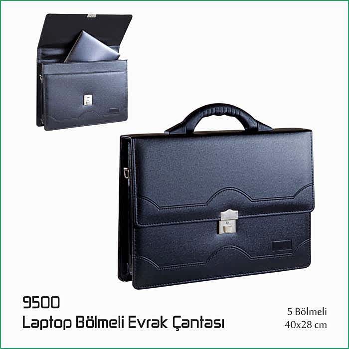 9500 Laptop Bölmeli Evrak Çantası